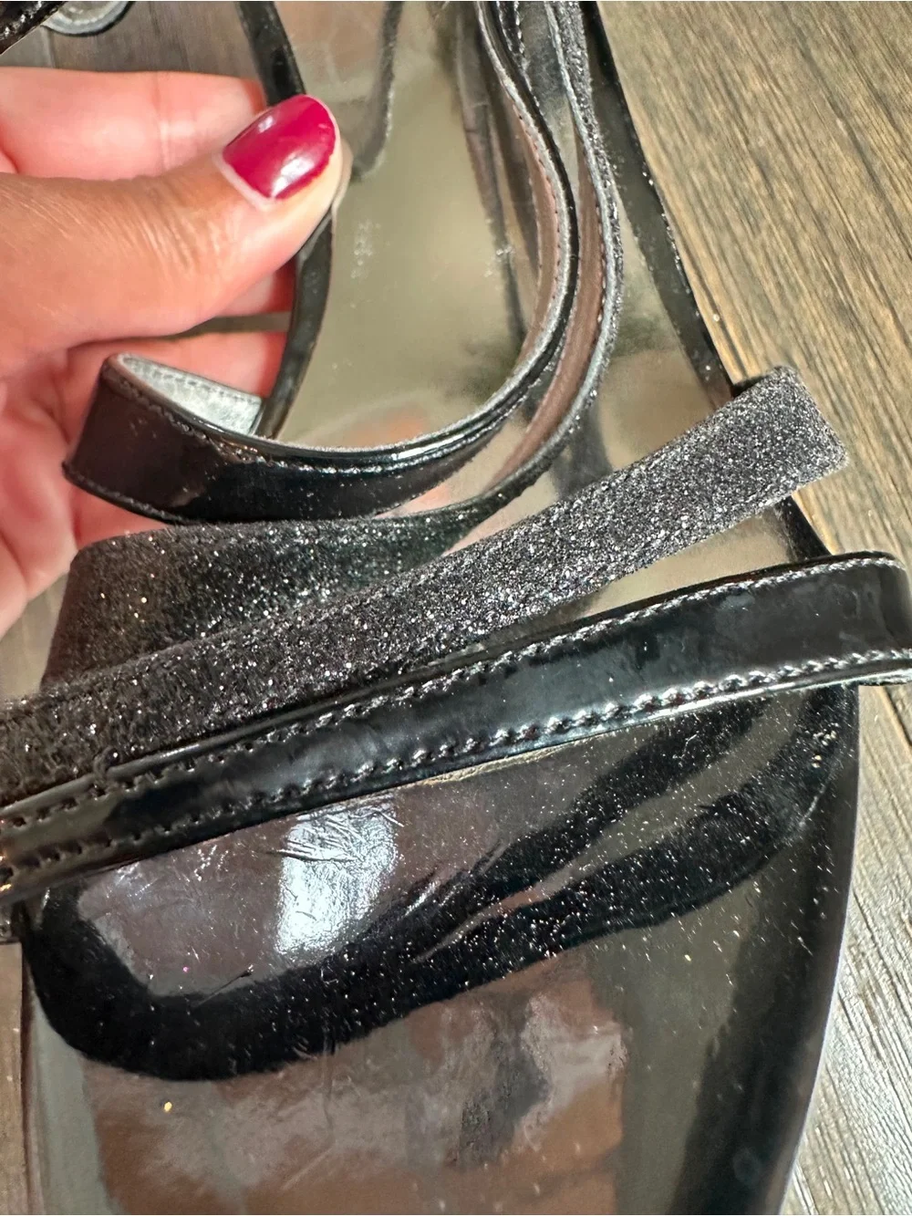 GUESS Black Gwodana Stiletto Heels, Size 8